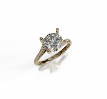 Load image into Gallery viewer, Diamond Engagement Ring with a Twist