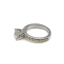 Load image into Gallery viewer, micropave diamond engagement ring