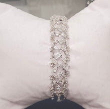 Load image into Gallery viewer, mina d fine jewelry diamond cluster bangle
