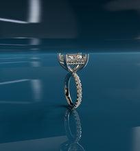 Load image into Gallery viewer, mina d fine jewelry radiant six carat diamond engagement ring