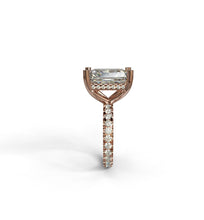 Load image into Gallery viewer, mina d fine jewelry six carat diamond engagement ring side