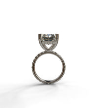 Load image into Gallery viewer, mina d fine jewelry six carat radiant diamond engagement ring