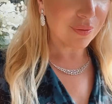 Load image into Gallery viewer, mina_d_wearing_vivid_diamond_statement_earrings