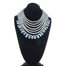 Load image into Gallery viewer, Moonstone Briolle Statement Necklace
