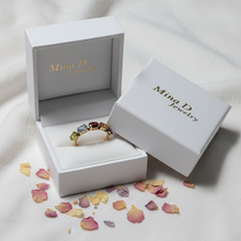Load image into Gallery viewer, Multicolor Gemstone Ring Gift Box