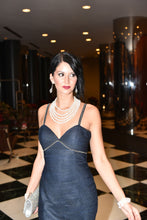 Load image into Gallery viewer, Multi Row Pearl Statement Necklace - minadjewelry