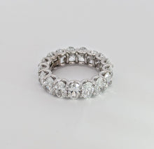 Load image into Gallery viewer, oval diamond eternity band top