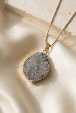 Load image into Gallery viewer, Pendant editorial on ivory satin