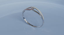 Load and play video in Gallery viewer, Double Intertwined Diamond Bangle