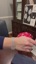 Load and play video in Gallery viewer, Luxury Four Row Diamond Tennis Bracelet