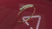Load and play video in Gallery viewer, Seven Stone Diamond Bangle