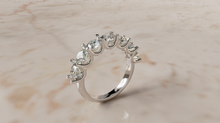 Load image into Gallery viewer, Seven Stone Wedding Band