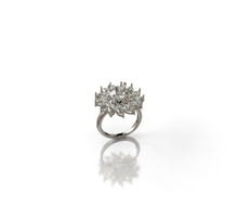 Load image into Gallery viewer, Diamond Sunflower Ring