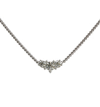 Load image into Gallery viewer, Diamond Cluster Pendant Necklace