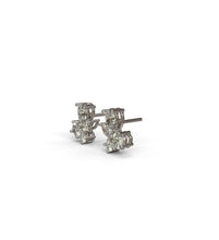Load image into Gallery viewer, Diamond Stud Mixed Fancy Shapes Diamond Earrings