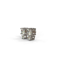 Load image into Gallery viewer, Double Diamond Stud Earrings