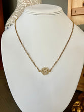 Load image into Gallery viewer, Golden Scroll Flower Necklace