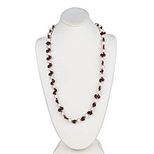 Load image into Gallery viewer, Pearl and Garnet Briolle Necklace - minadjewelry
