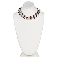 Load image into Gallery viewer, Pearl and Garnet Briolle Necklace - minadjewelry