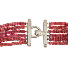Load image into Gallery viewer, Six Row Garnet Necklace - minadjewelry