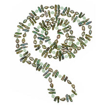 Load image into Gallery viewer, Sea Green Barouque & Biwa Pearl Necklace - minadjewelry