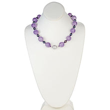 Load image into Gallery viewer, Single Strand Large Round Amethyst Necklace - minadjewelry
