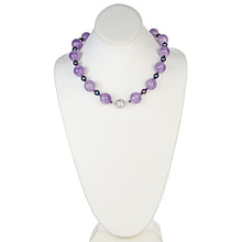 Load image into Gallery viewer, Single Strand Large Round Amethyst Necklace - minadjewelry