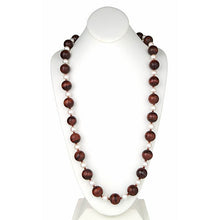 Load image into Gallery viewer, Red Tiger Eye, White Pearl and Garnet - minadjewelry

