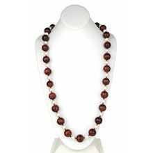 Load image into Gallery viewer, Red Tiger Eye, White Pearl and Garnet - minadjewelry