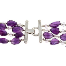 Load image into Gallery viewer, Amethyst and Sterling Silver Necklace - minadjewelry