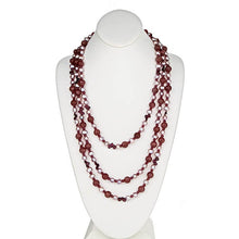 Load image into Gallery viewer, Plum Quartz & Pearl Necklace - minadjewelry