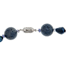 Load image into Gallery viewer, Blue Sponge Coral & Barouque Pearl Necklace - minadjewelry