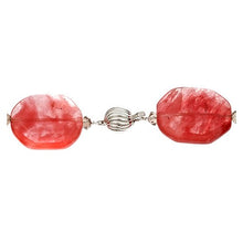 Load image into Gallery viewer, Cherry Quartz Nuggets & Red Tiger Eye Necklace - minadjewelry