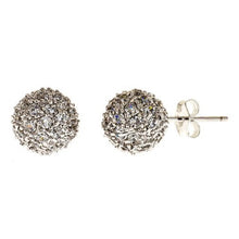 Load image into Gallery viewer, CZ Pave Starburst Earrings - minadjewelry
