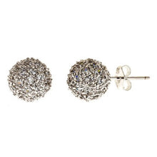 Load image into Gallery viewer, CZ Pave Starburst Earrings - minadjewelry
