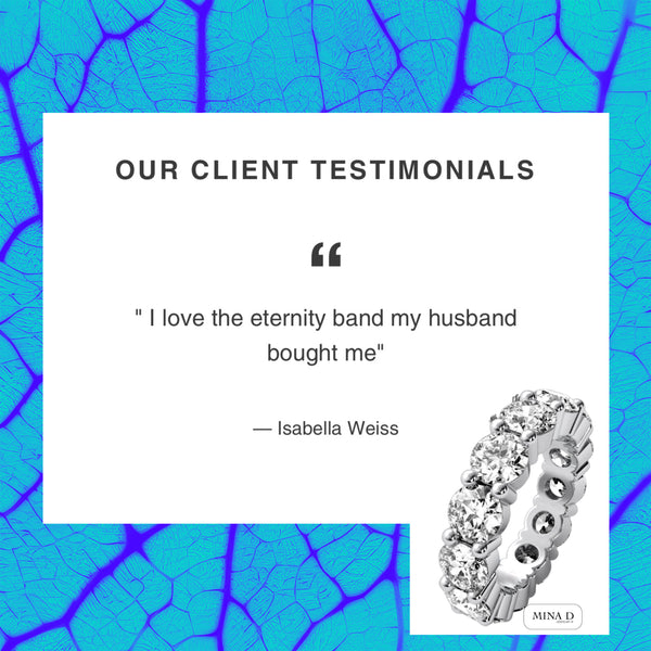 Hear what our clients have to say about Mina D Fine Jewelry
