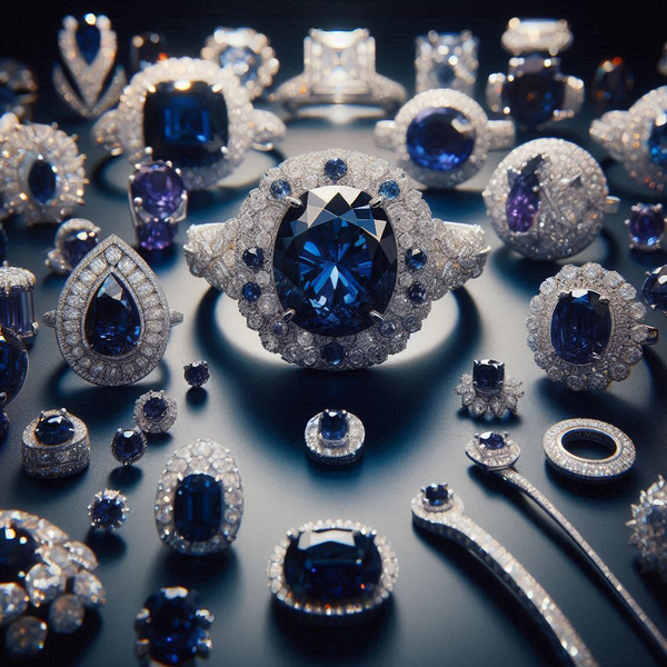 Diamonds and Sapphires ...Elegance and Royalty at Mina D Fine Jewelry