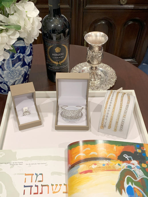How the four questions of passover connect to diamond  jewelry ?
