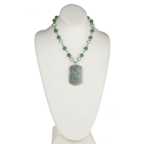 Year of the Dragon, celebrate with Mina D Jade Necklace