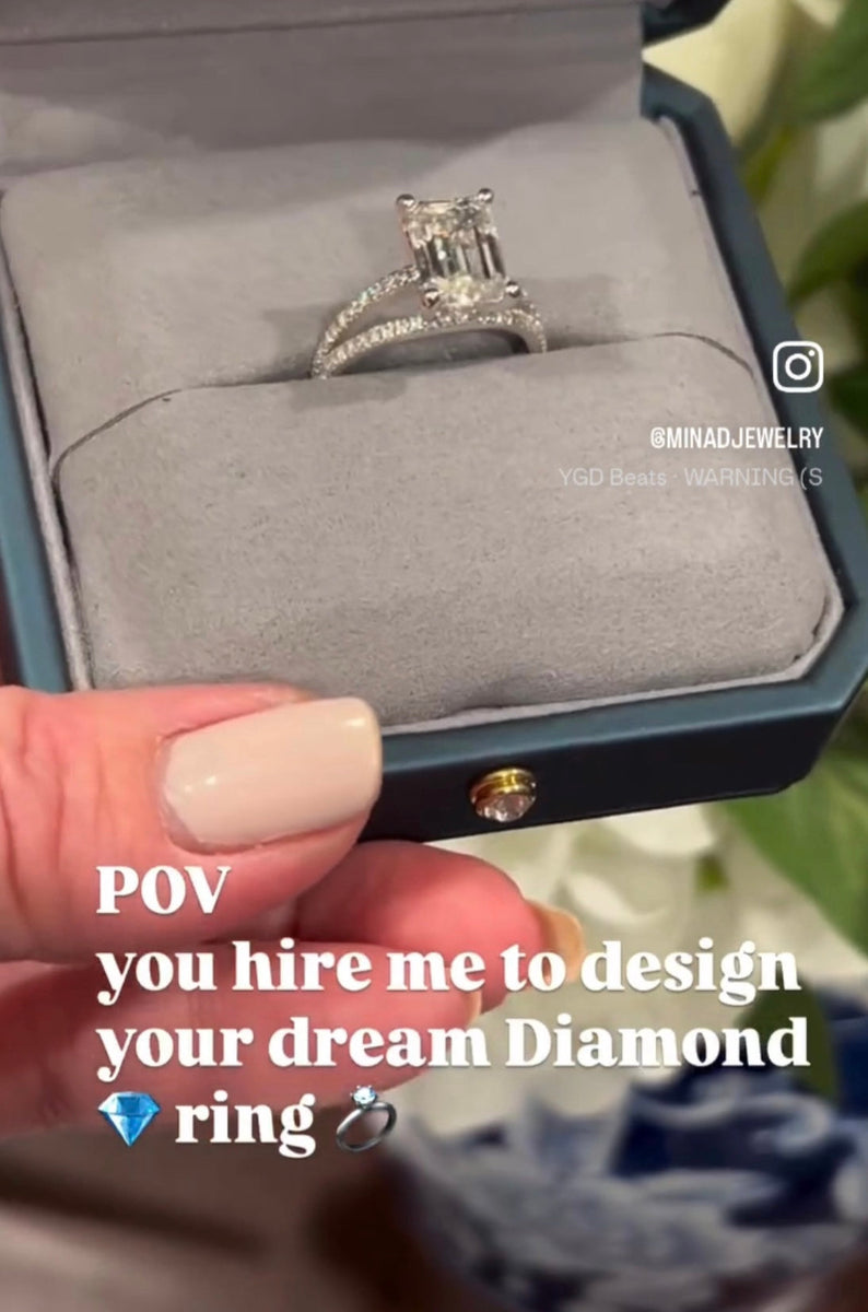 POV You hire Mina D to design your Dream Diamond Engagement Ring ...