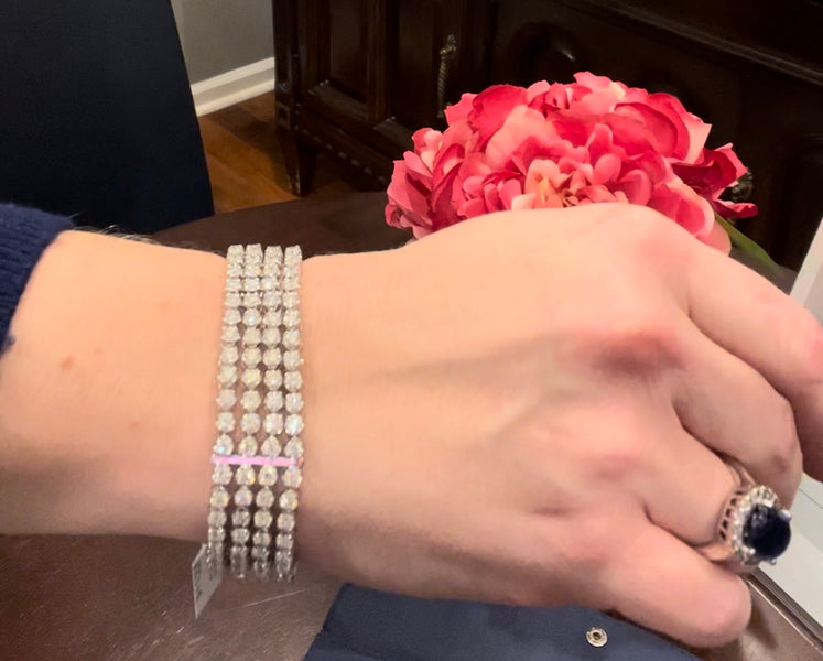 Mina D Fine Jewelry Diamond Statement Bracelet for that special birthday or anniversary