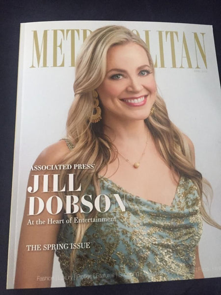 Mina D Jewelry on the cover of Metropolitan Magazine