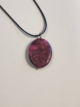 Load image into Gallery viewer, Pink Agate Pendant Necklace - minadjewelry
