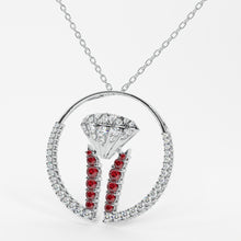 Load image into Gallery viewer, GG Damond logo pendant
