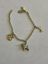 Load image into Gallery viewer, Chihuahua Lovers Sterling Silver Charm Bracelet
