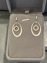 Load image into Gallery viewer, Dangling Earrings with CZ Accent - minadjewelry
