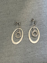 Load image into Gallery viewer, Dangling Earrings with CZ Accent - minadjewelry
