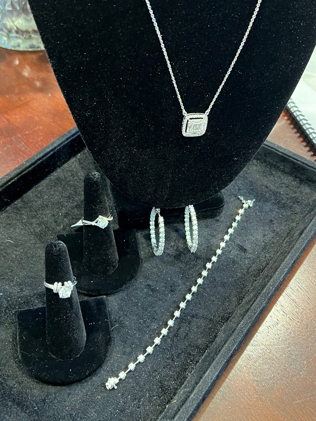 Diamond Tennis Bar Bracelet