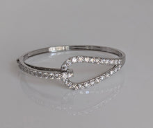 Load image into Gallery viewer, Double Intertwined Diamond Bangle
