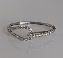 Load image into Gallery viewer, Double Intertwined Diamond Bangle
